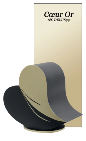 Urne Coeur Or, 250 €