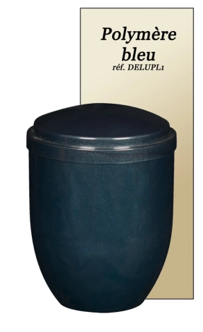 Urne Polymère bleu, 90€